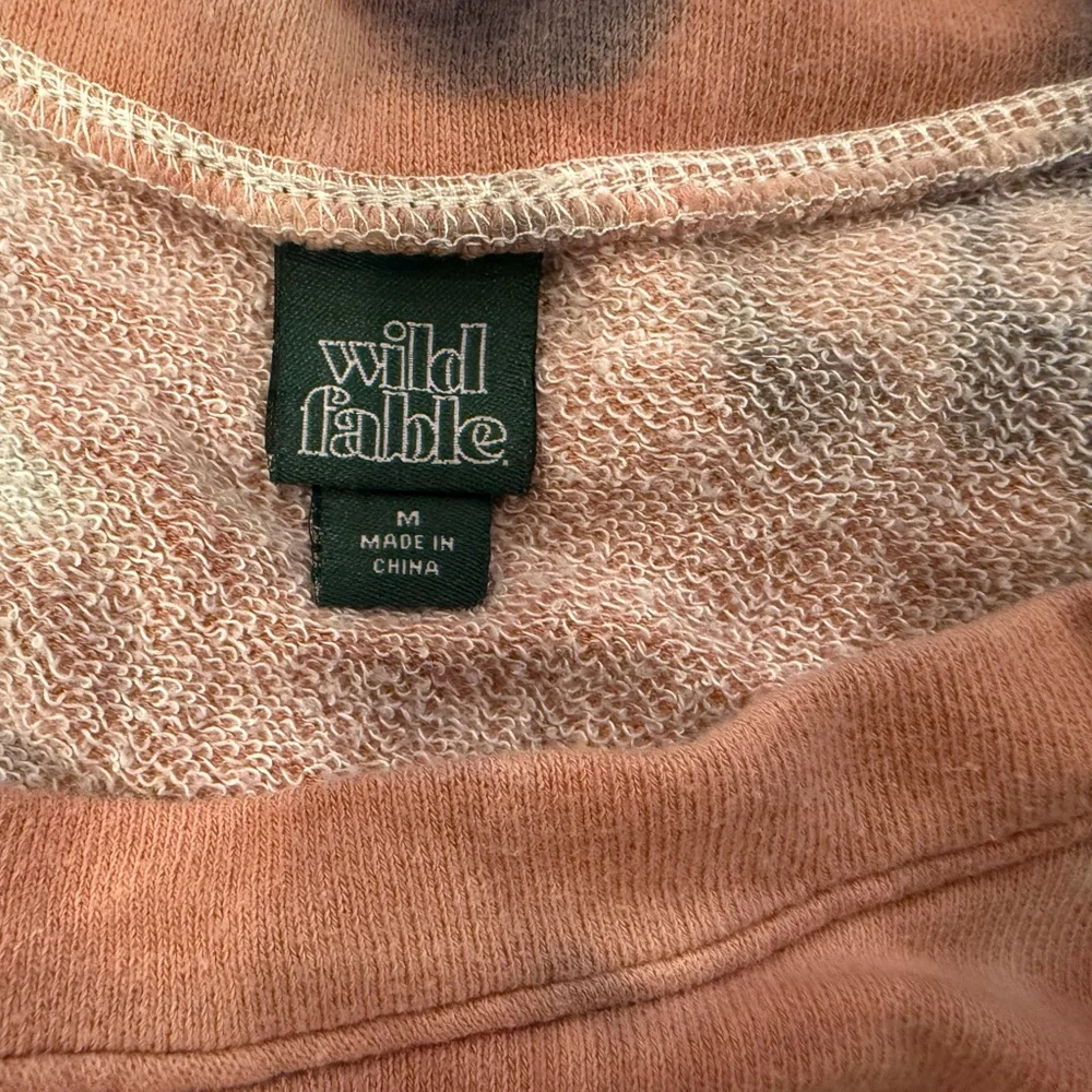wild fable Peach Tie-Dye Crewneck Sweatshirt - Picture 3 of 3